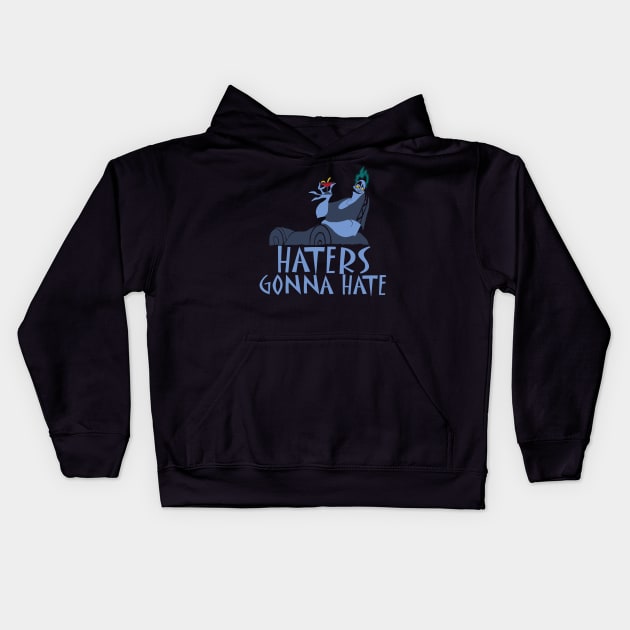 HATERS GONNA HATE Kids Hoodie by raffavain